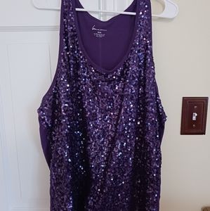 Lane Bryant Sequin Top